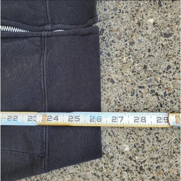 Vintage 90s AOL America Online Zip Up Hoodie Sweatshirt Black Small Rare - Picture 6 of 6